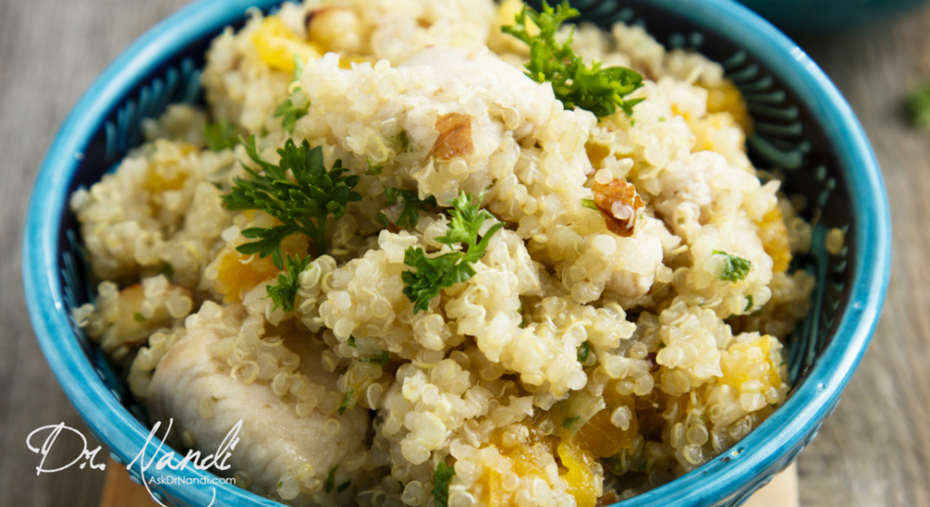 Healthy Apricot & Almond Quinoa Pilaf