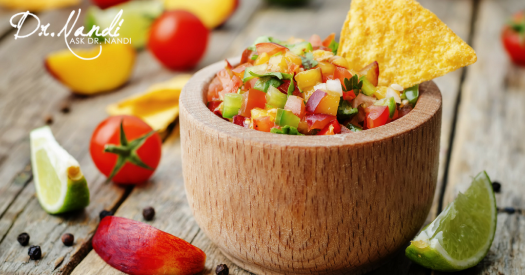 Healthy Peach Salsa