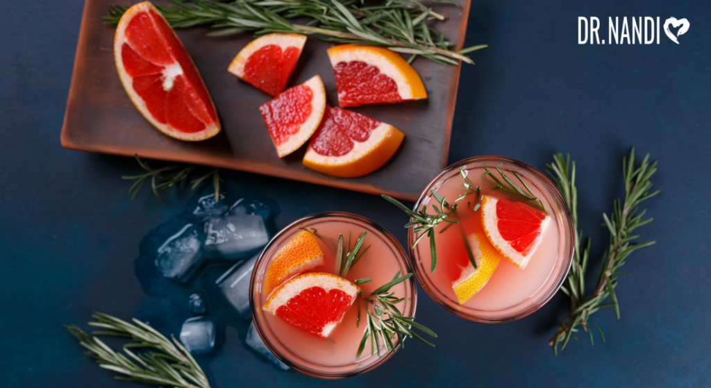 Grapefruit and Rosemary Tea