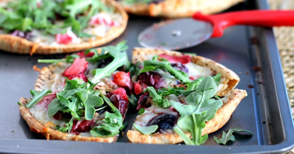 Blueberry & Strawberry Pizza Crisps