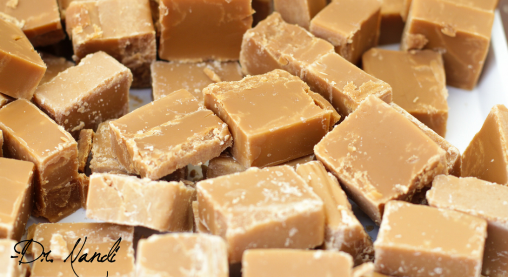 Persimmon Fudge with Turmeric