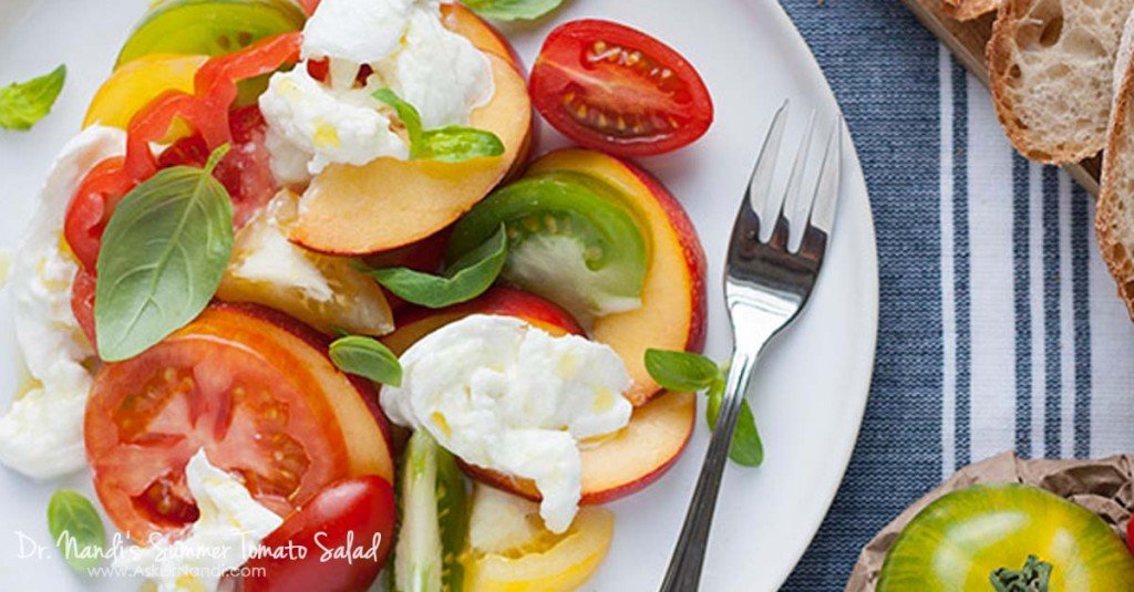 Tomato, Nectarine Salad