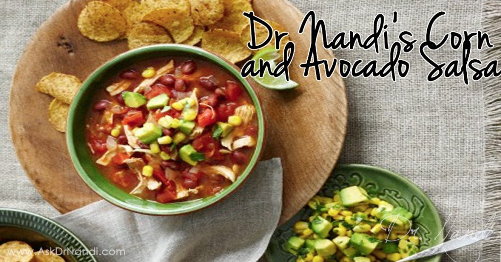 Dr. Nandi's Corn Avocado Salsa