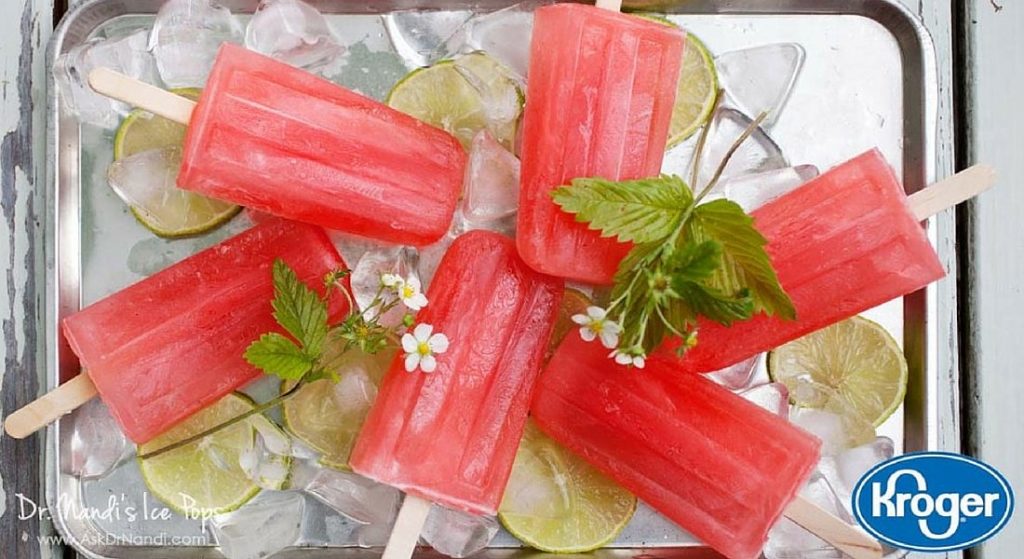 Healthy Watermelon Ice Pops