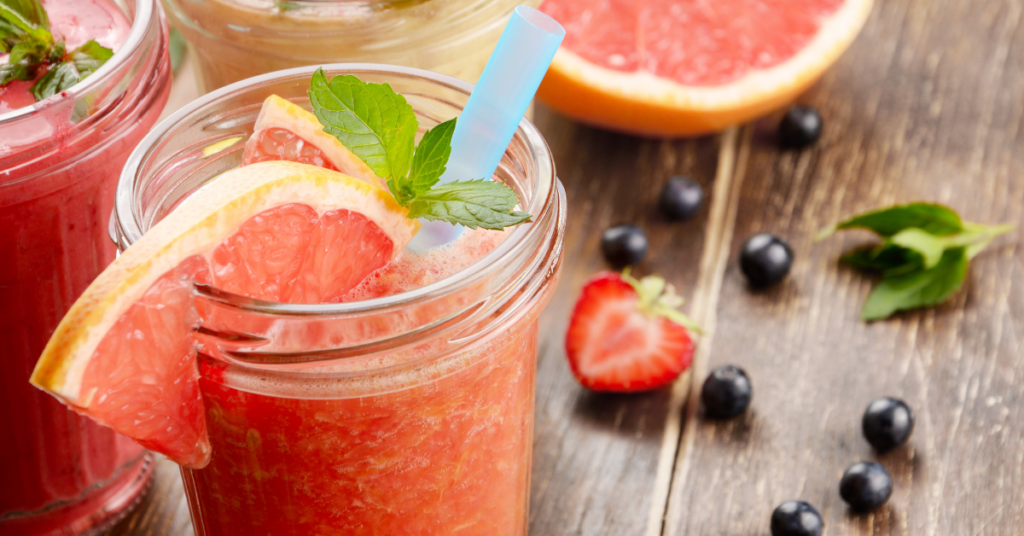 Grapefruit Strawberry Smoothie