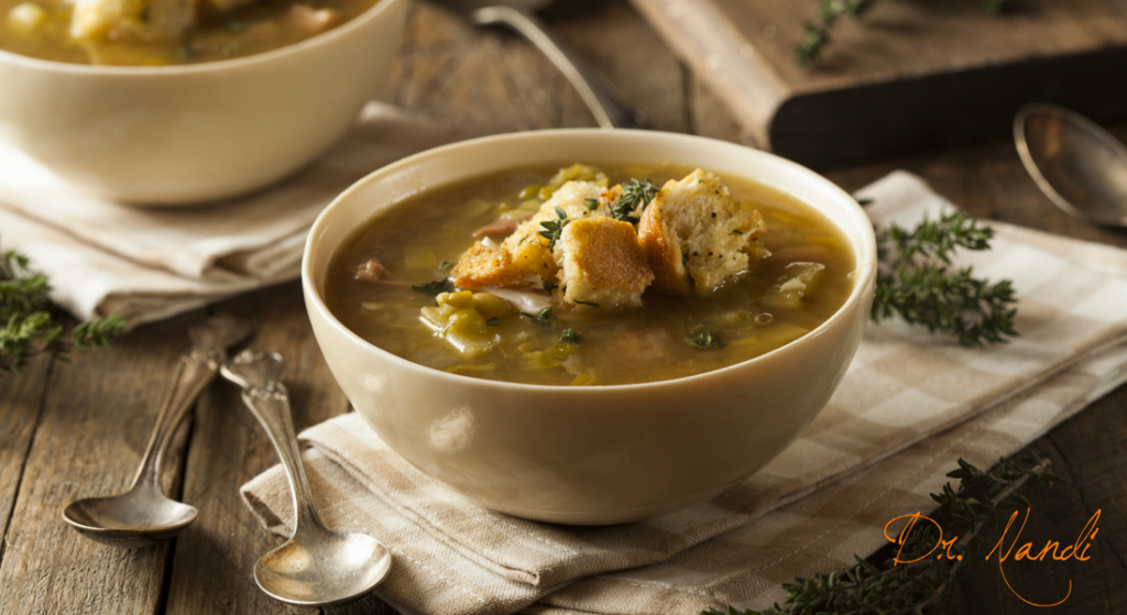 Healthy Vegan Split Pea Soup