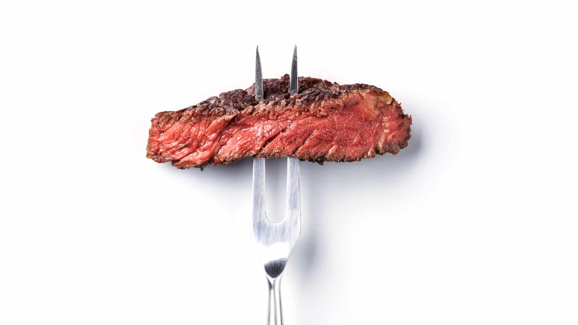 red juice in steak